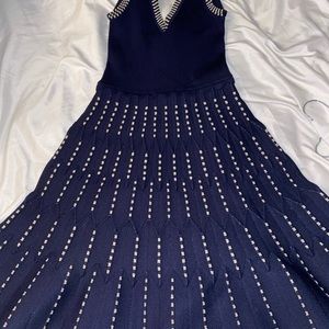 Sandro Marine Blue Dress